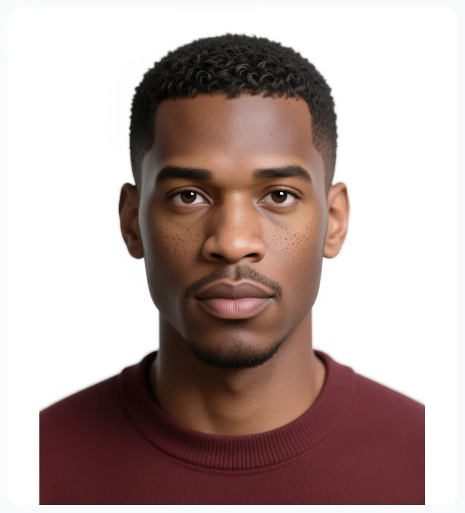Passfoto-Beispiele mehrerer Länder
